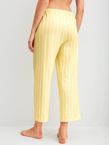 CALIDA Pyjamahose 'Favourites Ocean'‌‌‌‌‌‌‌‌‌‌ in Gelb