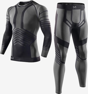 MEETWEE Basislaag 'Seamless Thermal Underwear' in Grijs: voorkant