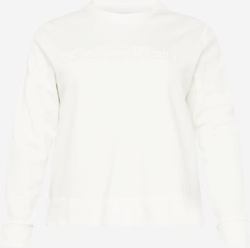 Calvin Klein Curve Sweatshirt in Beige: front