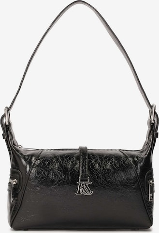 Kazar Studio Handbag in Black: front