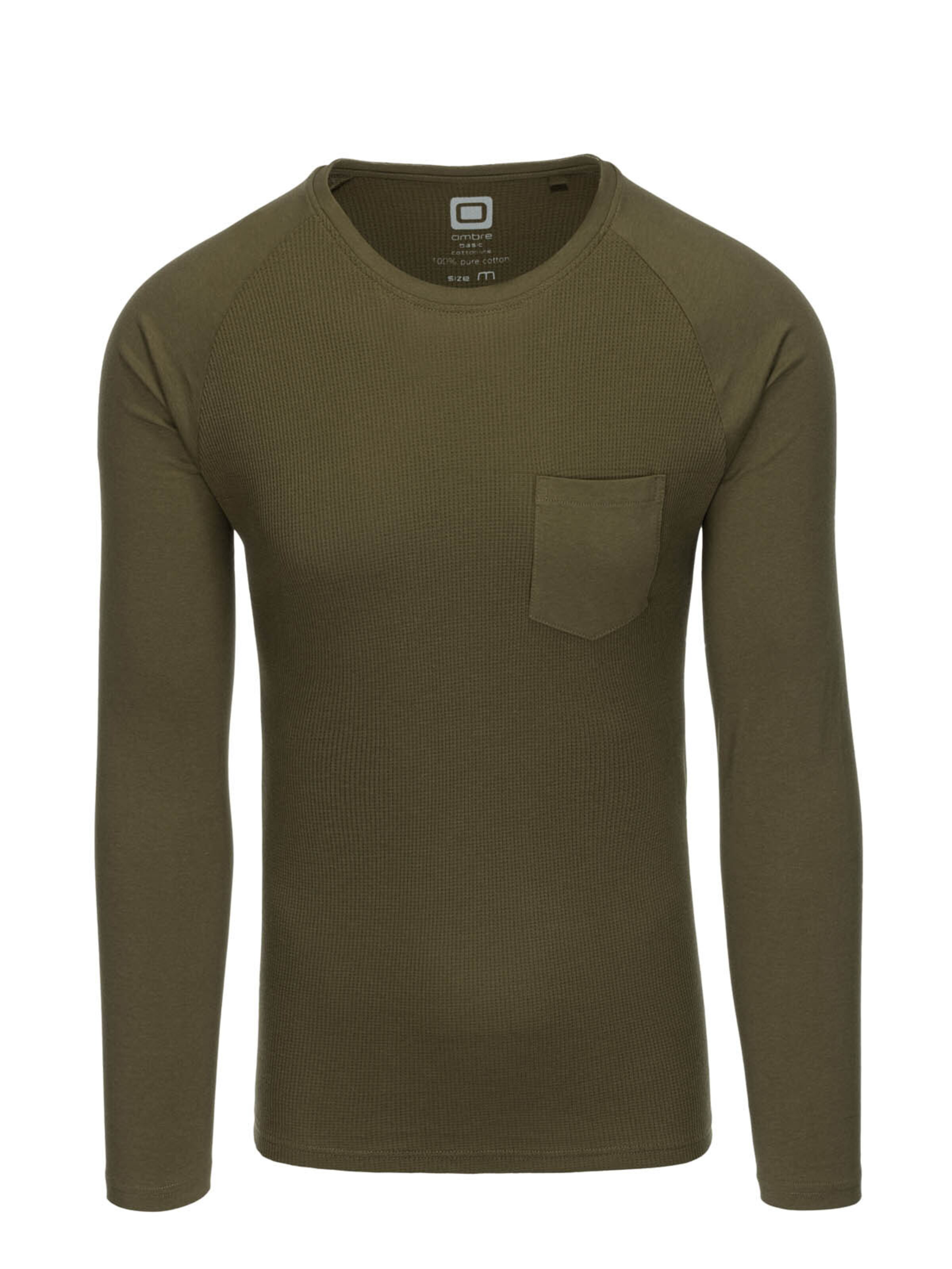 Ombre Shirt in Green: front