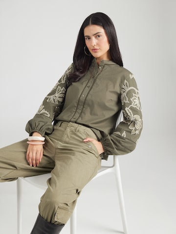 MOS MOSH Bluse 'MMLouis' in Grün: Vorderseite