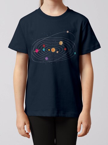 T-Shirt 'Sonnensystem' watabout.kids en bleu : devant