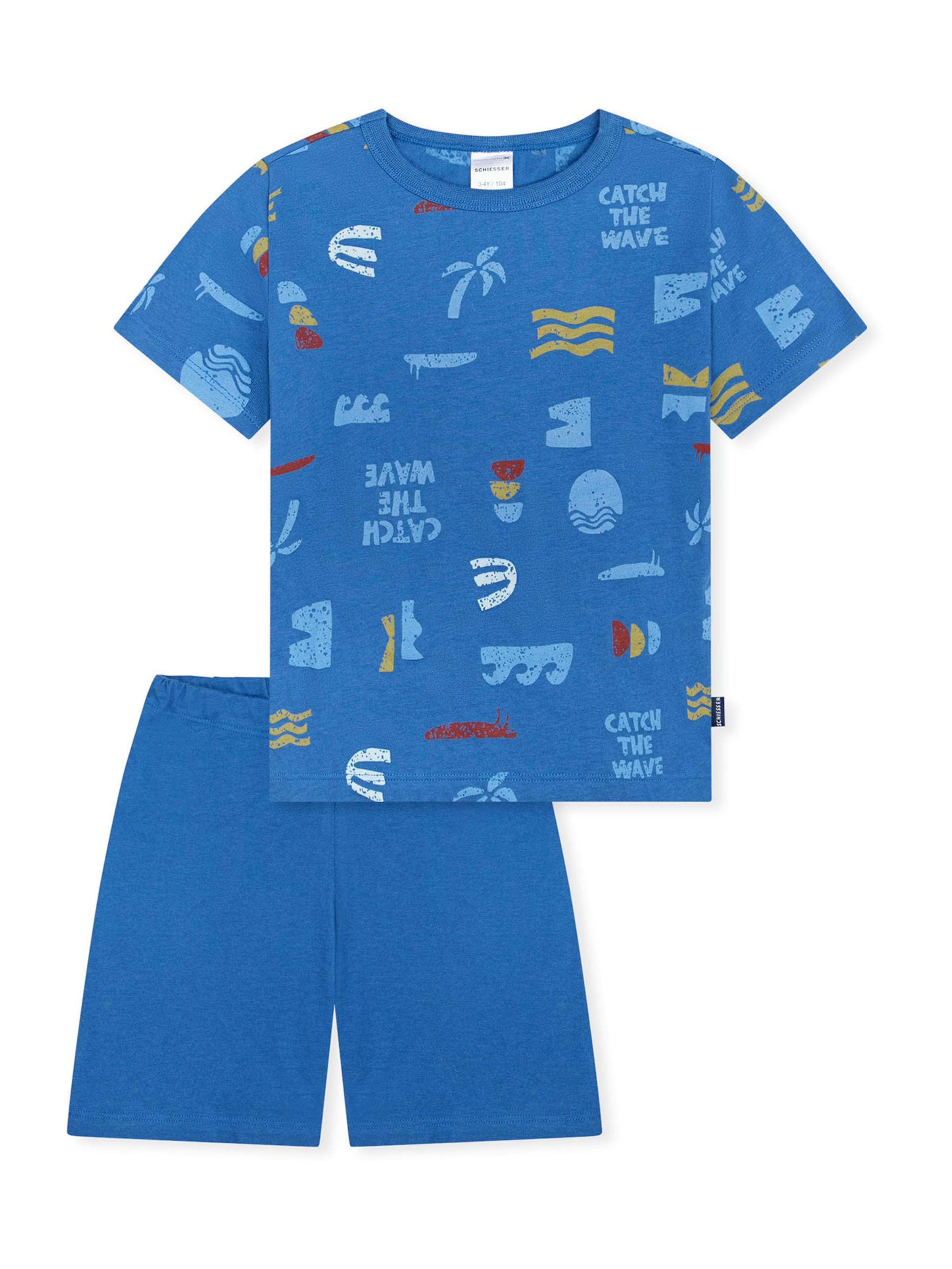 Pyjama ' Kids Nightwear ' SCHIESSER en bleu : devant
