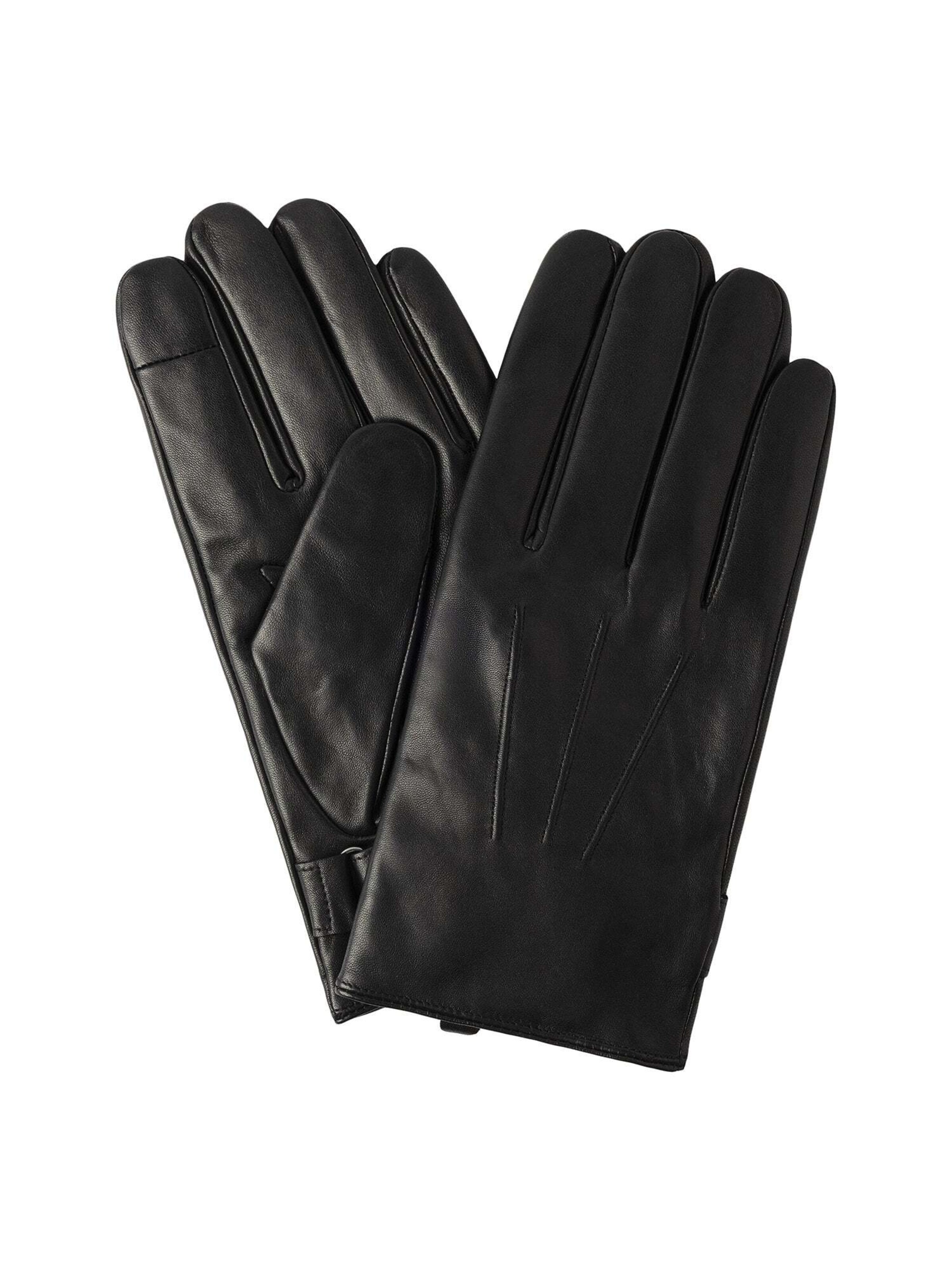 Hackett London Vingerhandschoenen in Zwart