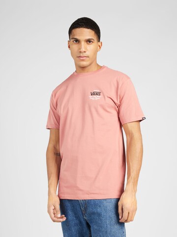 Tricou 'HOLDER CLASSIC' de la VANS pe roz: față