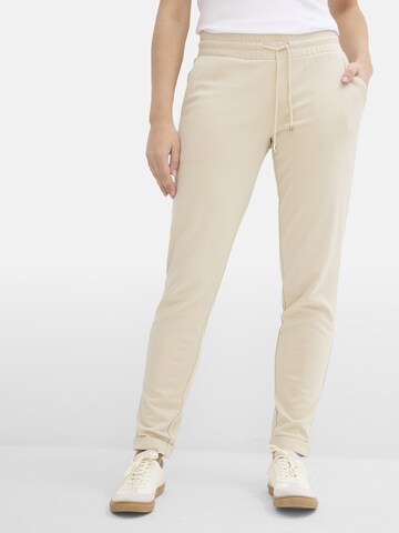 bonprix Regular Hose in Beige: Vorderseite