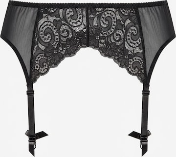 Biggi Big Garter Belt 'Suspender' in Black: front