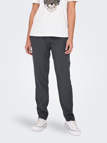 regular Pantaloni con piega frontale 'ONLVERONICA-ELLY' di ONLY in grigio: frontale