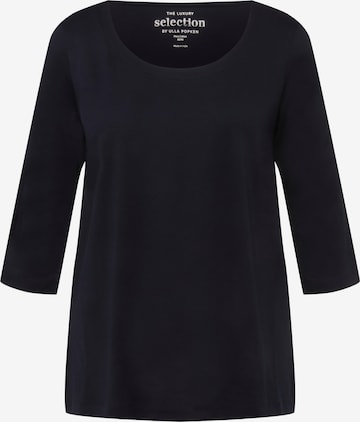 Ulla Popken Shirt in Blauw: voorkant