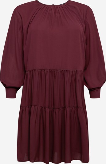 Selected Femme Curve Jurk in de kleur Wijnrood, Productweergave