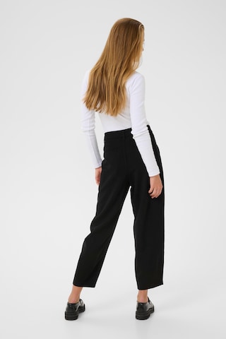 Loosefit Pantalon à pince 'Merle' Kaffe en noir