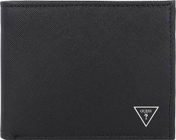 GUESS Wallet 'Certosa' in Black: front