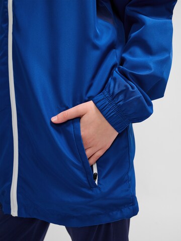 Hummel Athletic Zip-Up Hoodie 'AUTHENTIC PL' in Blue