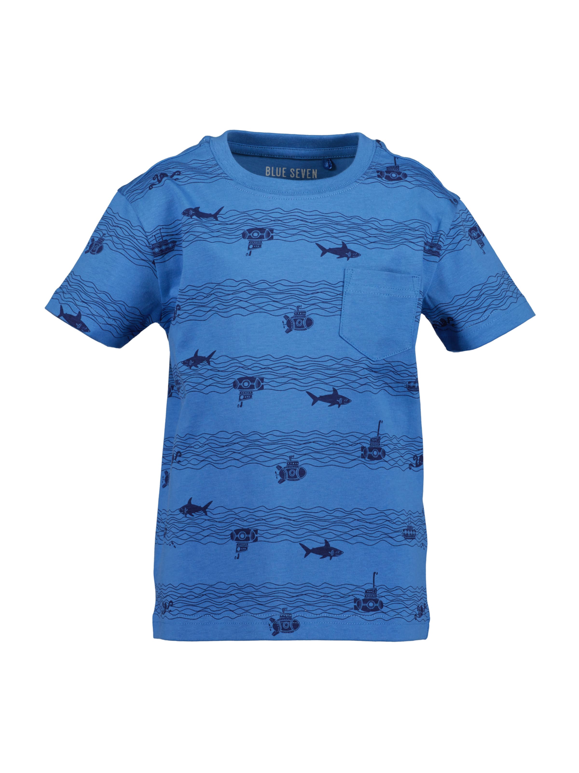 BLUE SEVEN - Camiseta en azul: frente