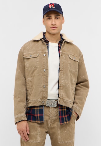 MUSTANG Cordjacke 'Monowi' in Braun: Vorderseite