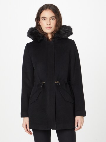 Parka di mezza stagione di Lauren Ralph Lauren in nero: frontale