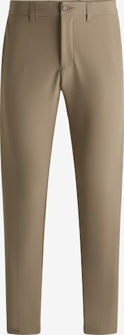 BOSS Slimfit Hose 'Commuter' in Braun: Vorderseite
