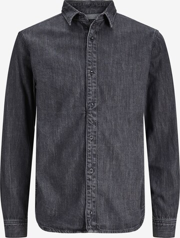 Coupe regular Chemise JACK & JONES en noir : devant