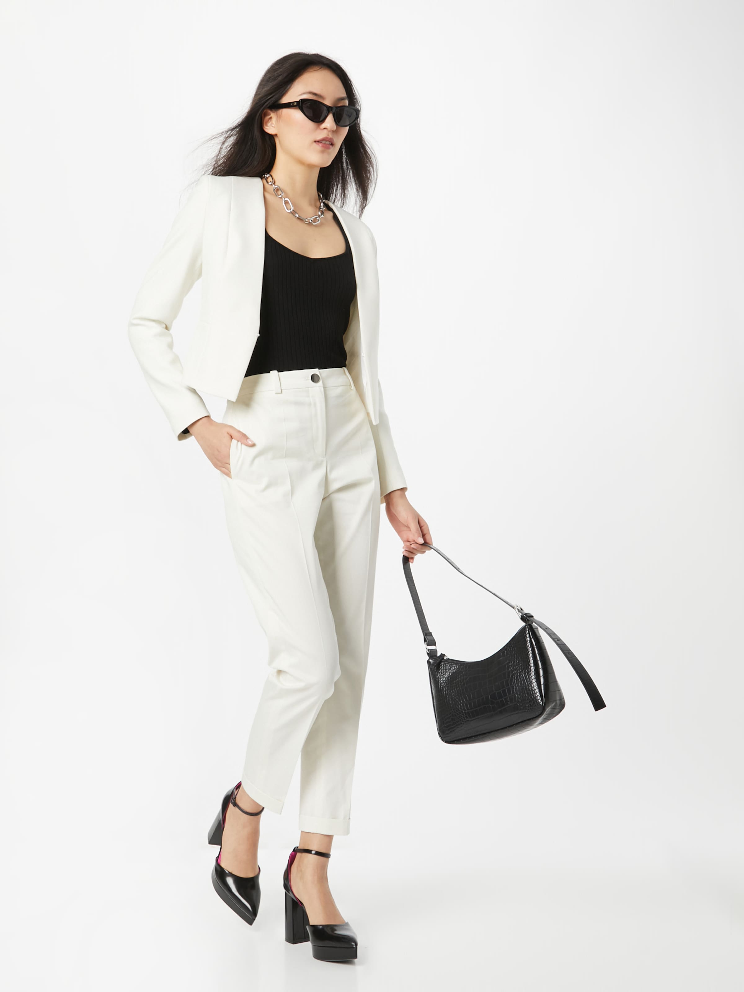 アウターその他 BOSS Woman Blazer White 50538626 118 BOSS: Blazer woman - White | Boss blazer 50538626 online at