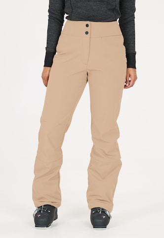 Whistler Regular Sportbroek 'Sierra' in Beige: voorkant