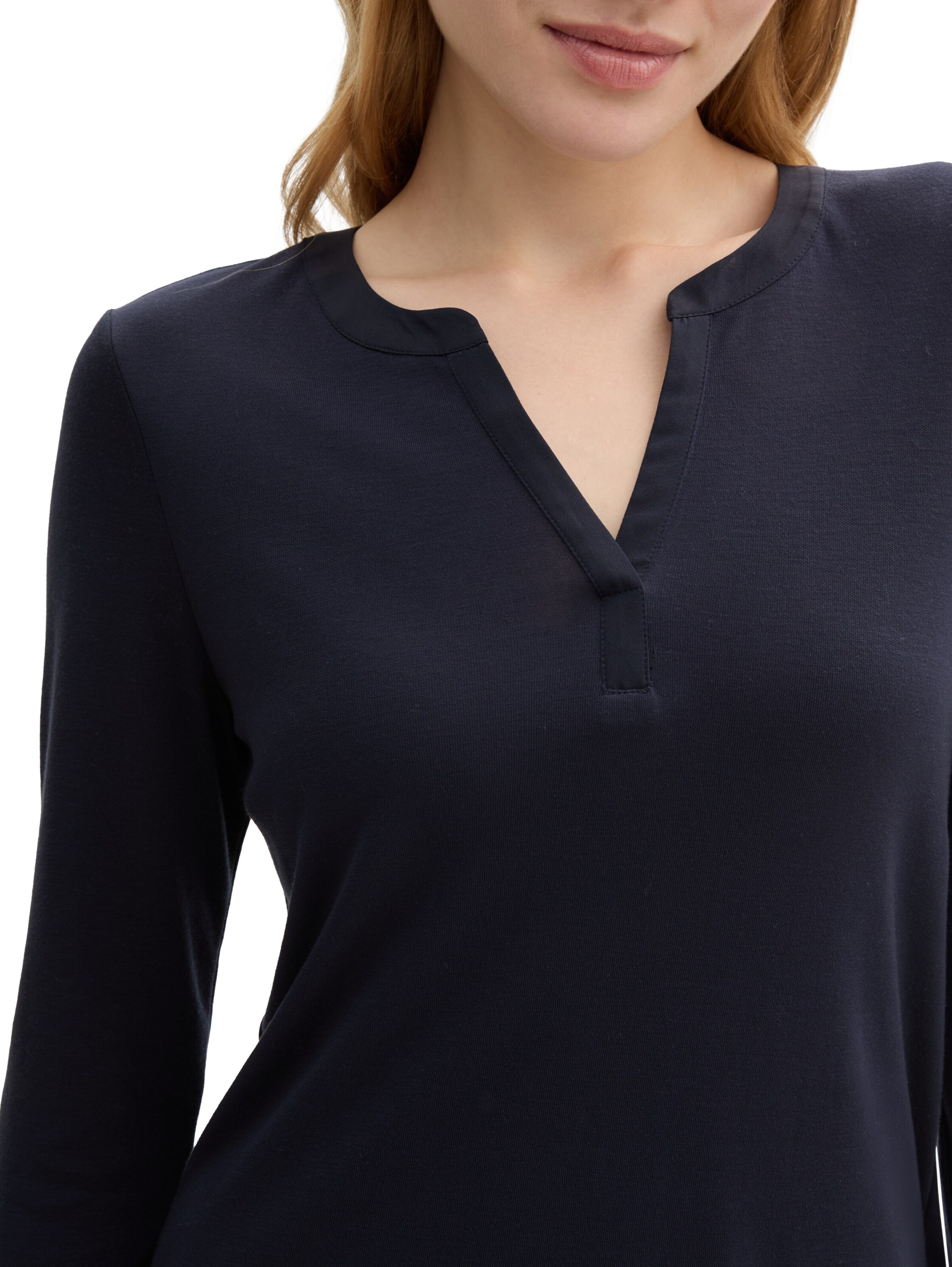 TOM TAILOR Shirt in Blau