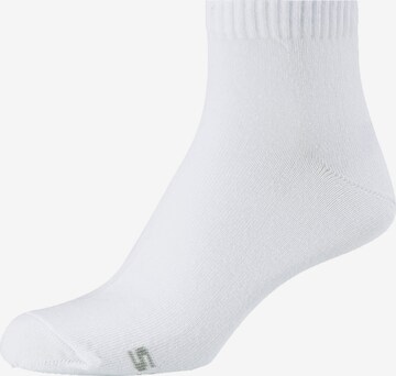 Chaussettes 'Houston' SKECHERS en blanc : devant