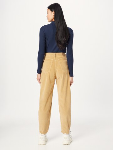 Mavi Loose fit Pleat-Front Pants 'Laura' in Beige