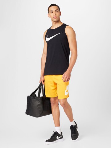 Tricou 'ICON SWOOSH' de la Nike Sportswear pe negru