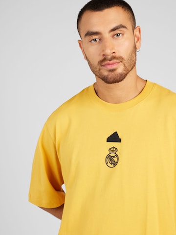 ADIDAS PERFORMANCE Performance Shirt 'Real Madrid Lifestyler' in Yellow