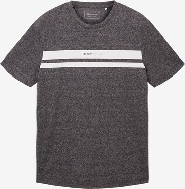 T-Shirt TOM TAILOR Men + en gris : devant
