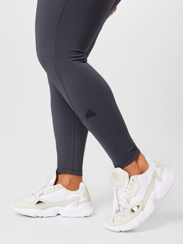 ADIDAS SPORTSWEAR Skinny Sportovní kalhoty – šedá