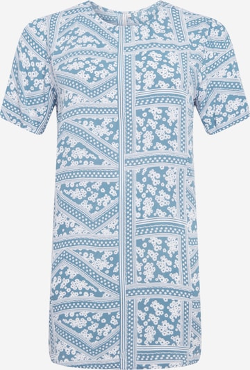 ONLY Carmakoma Kleid in taubenblau / weiß, Produktansicht