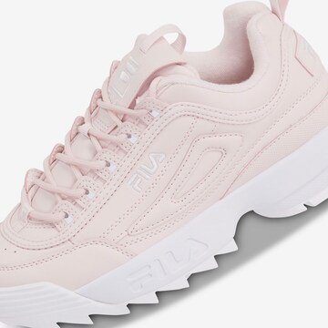 Baskets basses 'Disruptor' FILA en rose