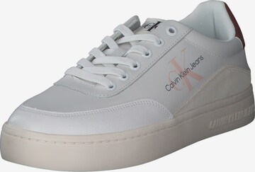 Baskets basses Calvin Klein en blanc : devant