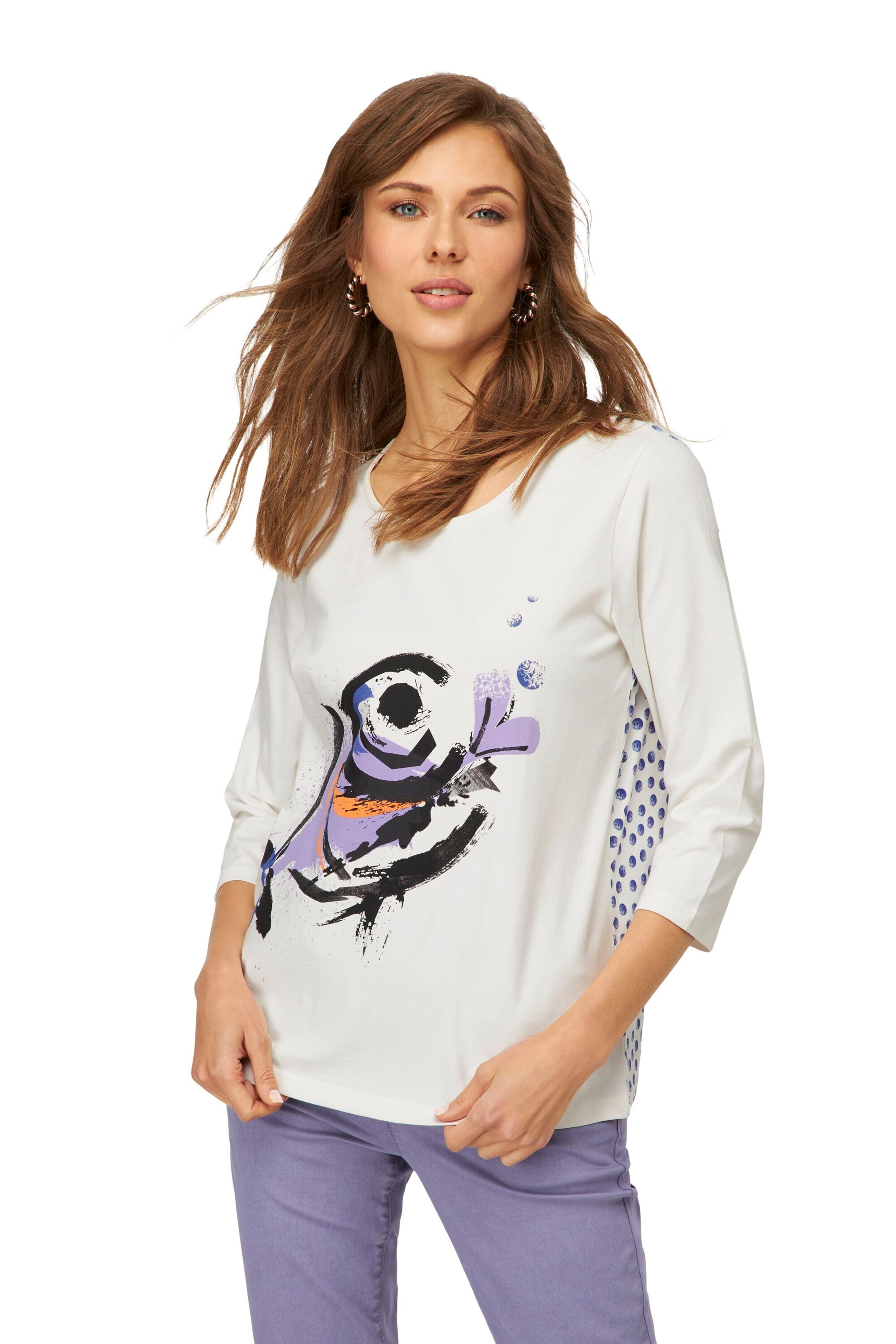 LAURASØN Shirt in White: front