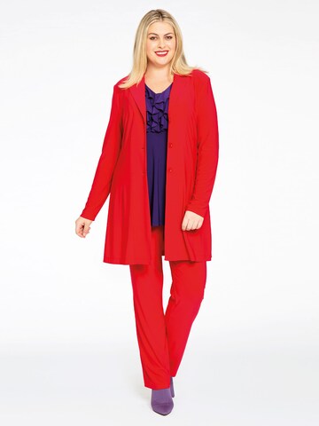 YOEK Skinny Tregging ' Dolce ' in Rot