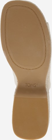 TOMS - Sapato aberto em branco