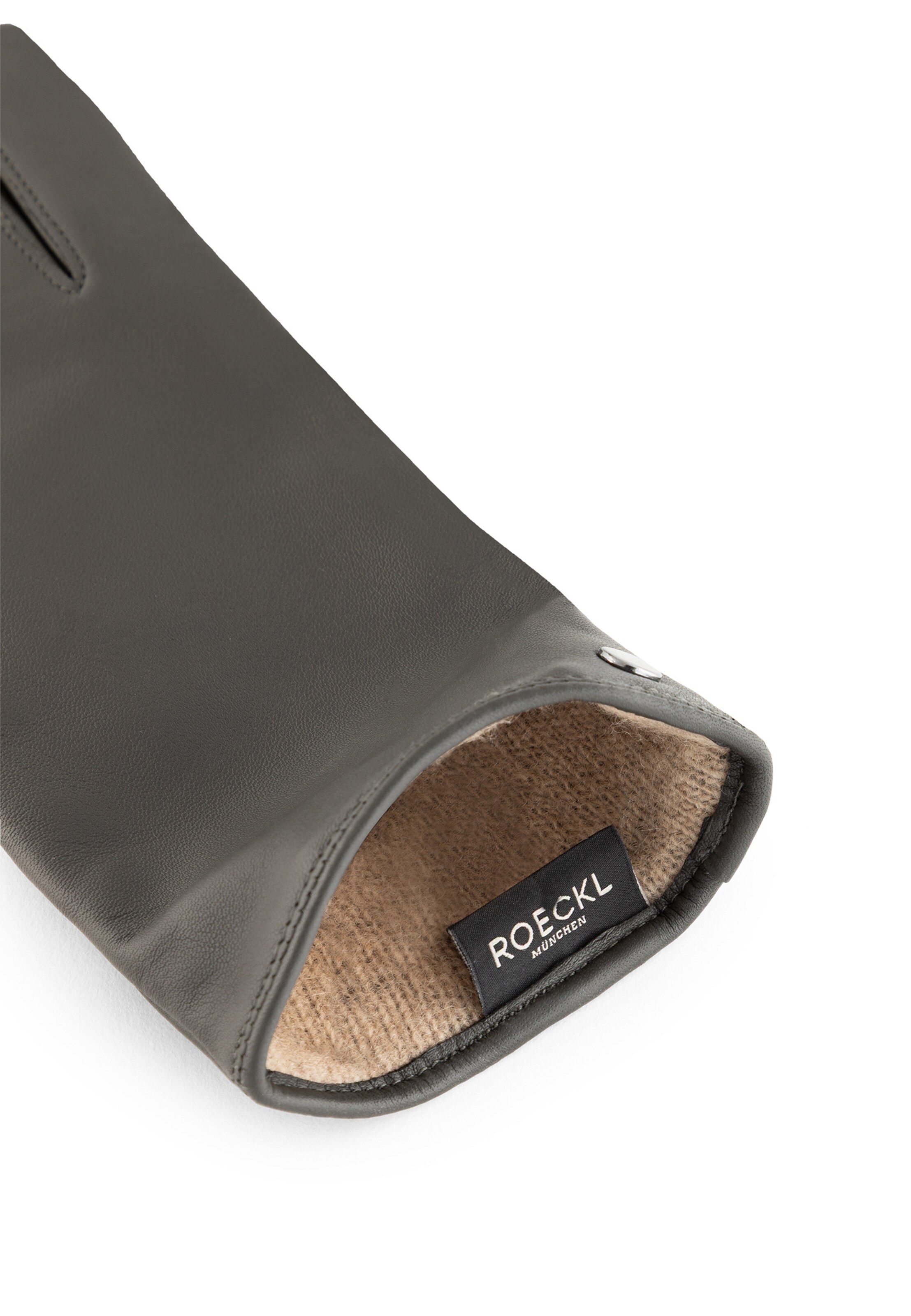 Roeckl Full finger gloves 'PAVIA' in Grey