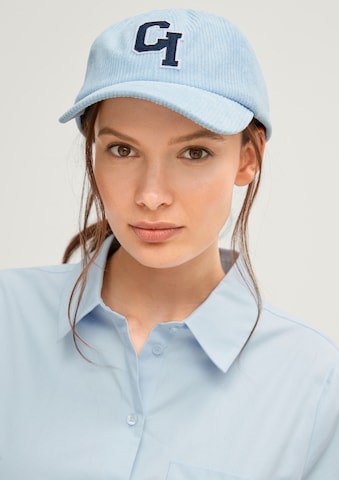 comma casual identity Cap in Blue: front