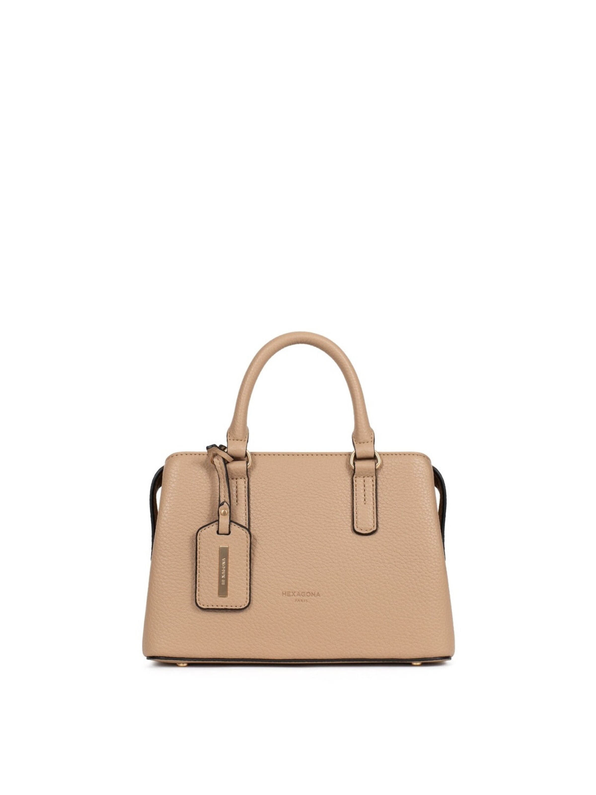 Sacs à main 'Zora' Hexagona en beige : devant
