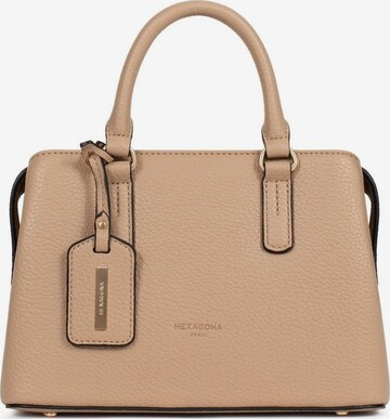 Sacs à main 'Zora' Hexagona en beige : devant