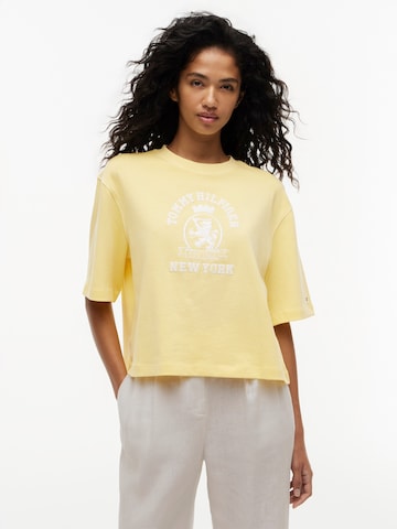 TOMMY HILFIGER Μπλουζάκι σε κίτρινο: μπροστά