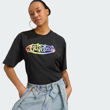 Maglietta 'Adidas x Jeremy Scott' di ADIDAS ORIGINALS in nero