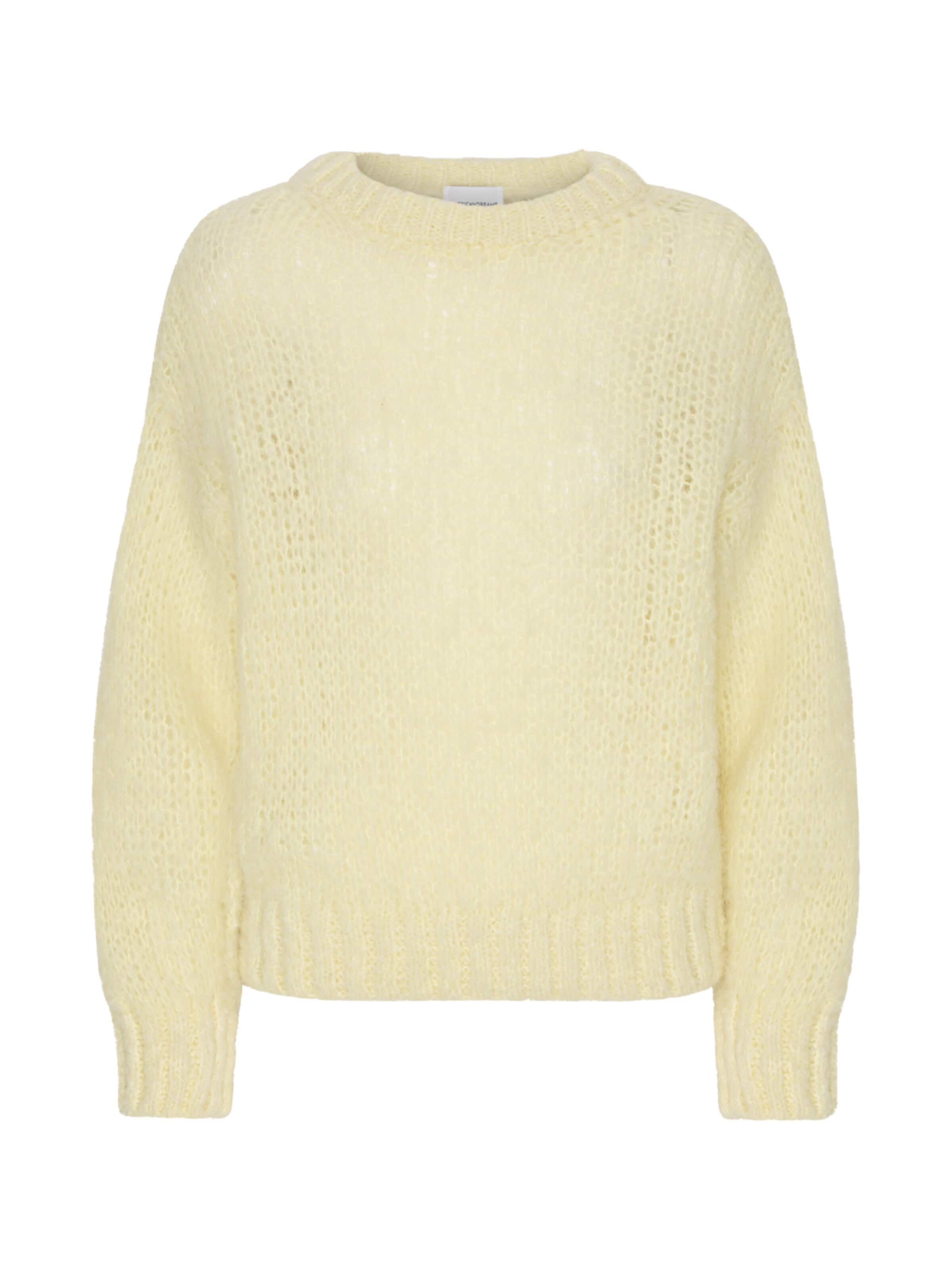 americandreams Oversized Sweater 'Leonnie' in Yellow: front