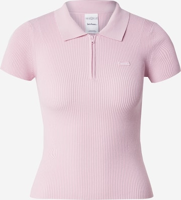 T-shirt iets frans en rose : devant