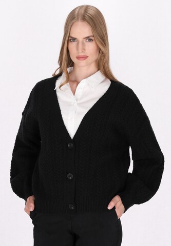 Cardigan DreiMaster Klassik en noir : devant