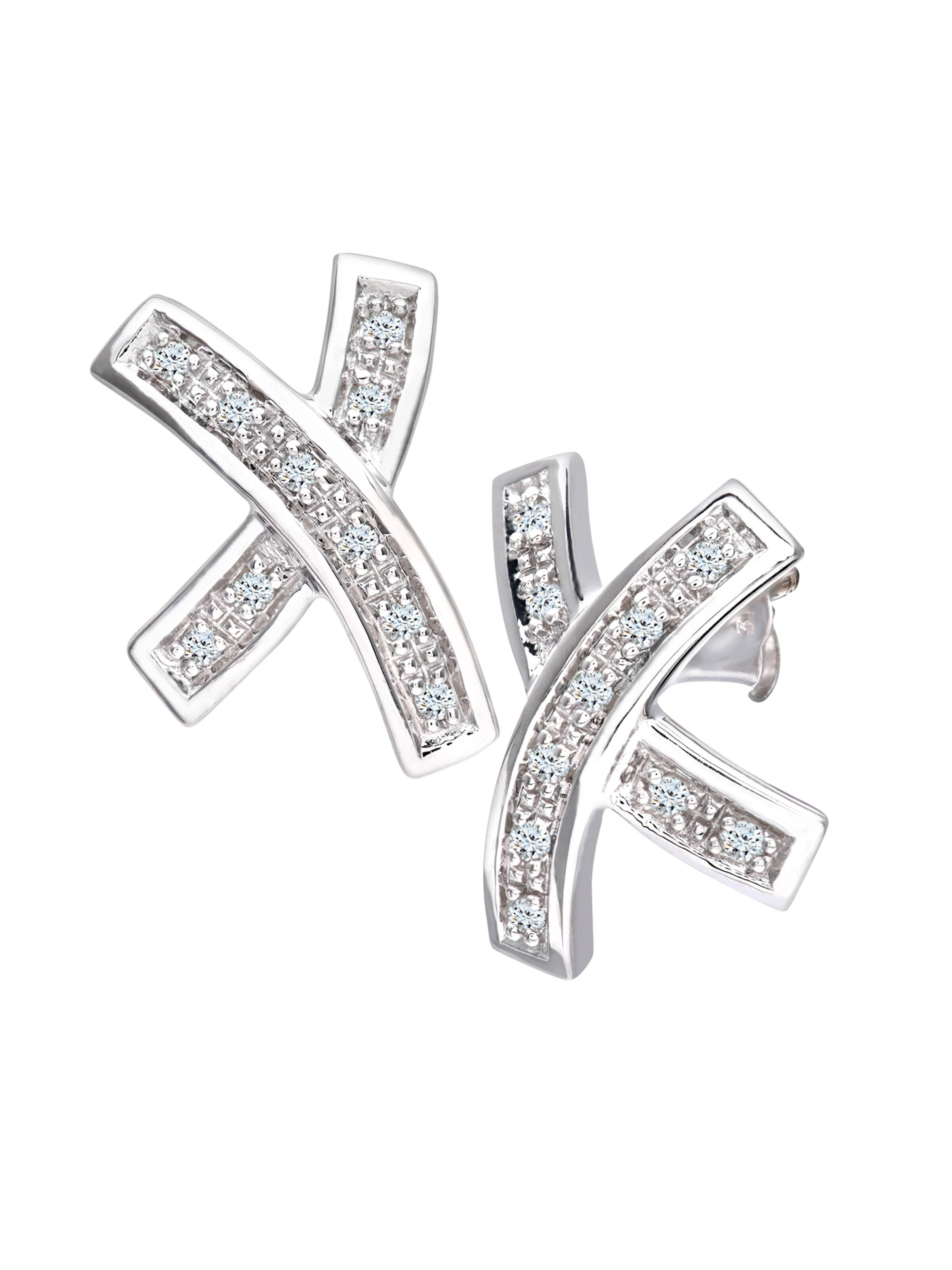 DIAMANT LETERNEL Ohrringe‌‌‌ in Silber: Vorderseite
