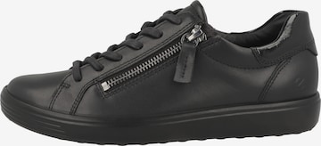Baskets basses 'Soft 7' ECCO en noir : devant