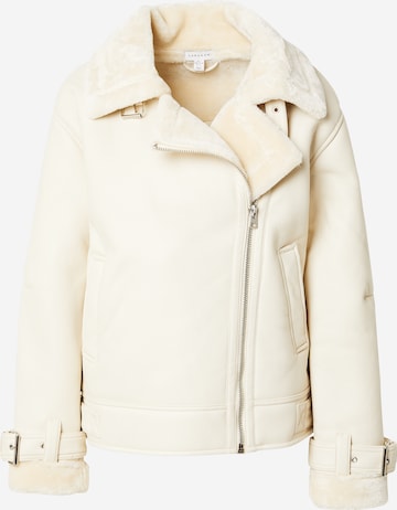 TOPSHOP Prehodna jakna | bela barva: sprednja stran